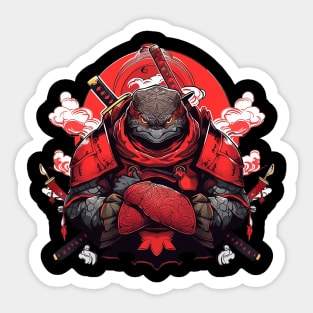 turtle samurai Sticker